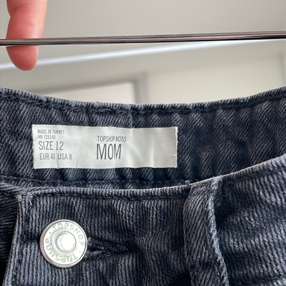 Topshop Denim MOM cutoff shorts - Picture 4 of 4